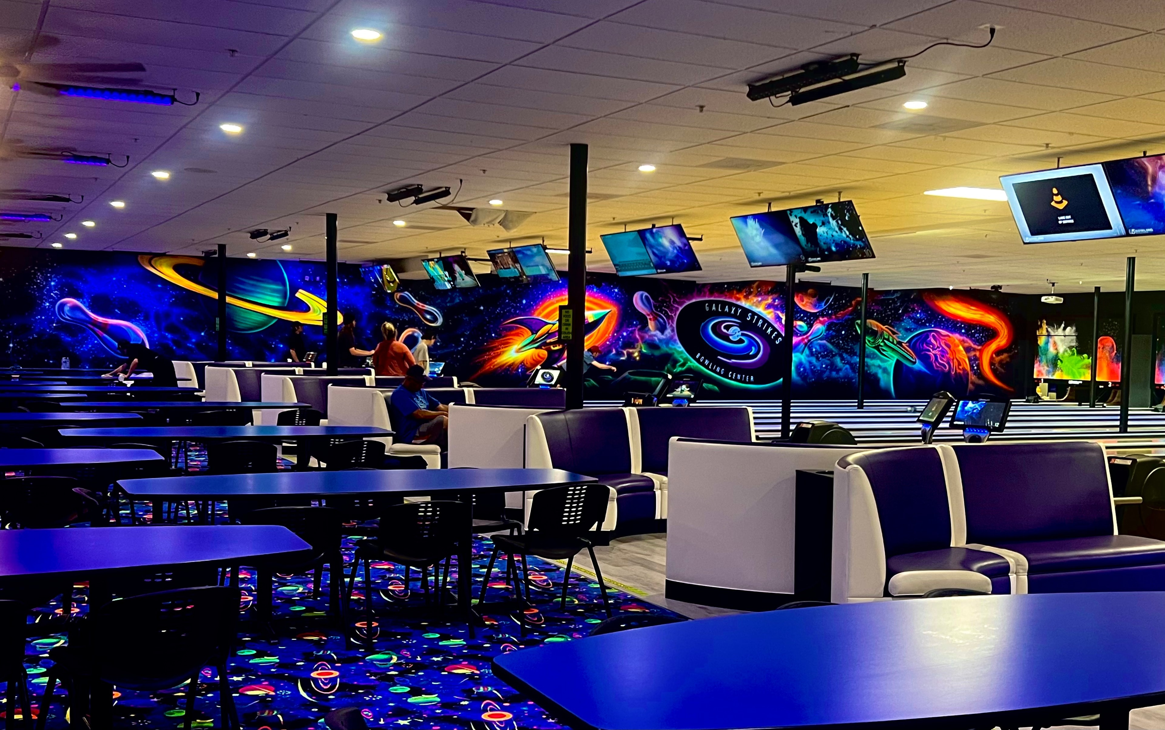 Cosmic Glow Lane Walls