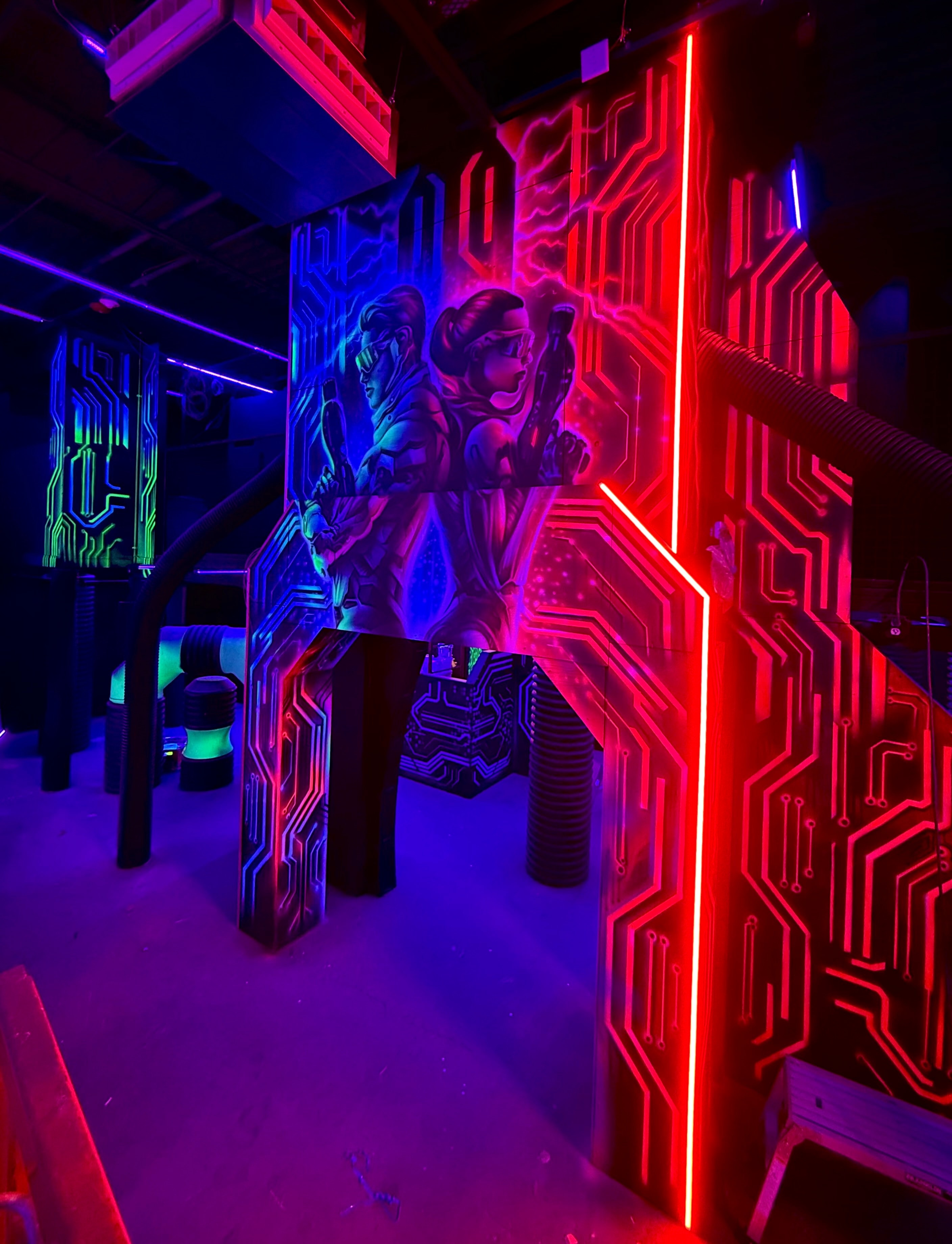 UV Reactive Corridors